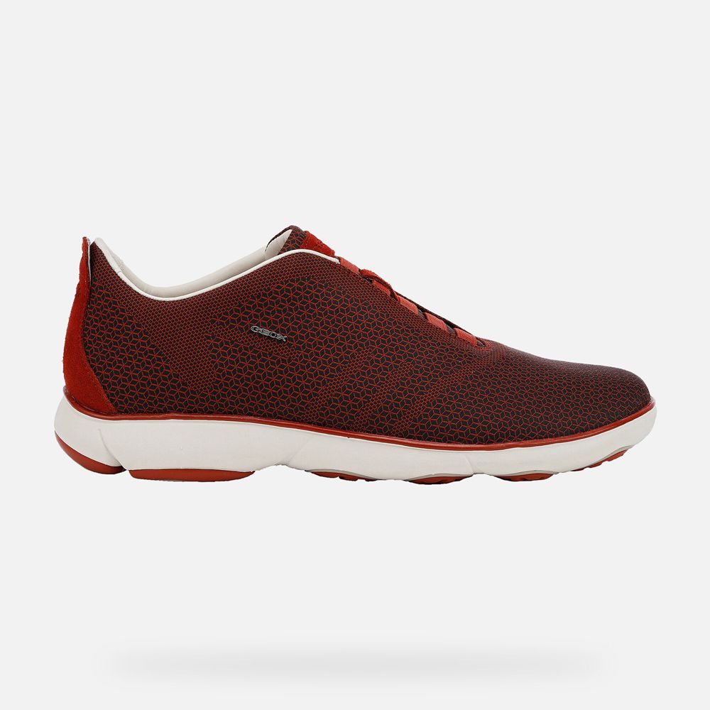 Geox Sneakers Red Nebula - Geox Mens Shoes - MCBQKU609